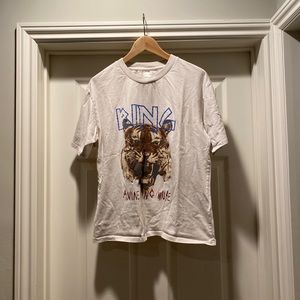 Anine bing graphic tee.